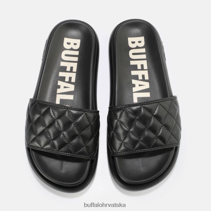 crno Buffalo rey poplun slide vegan |slajdova TDD6T831